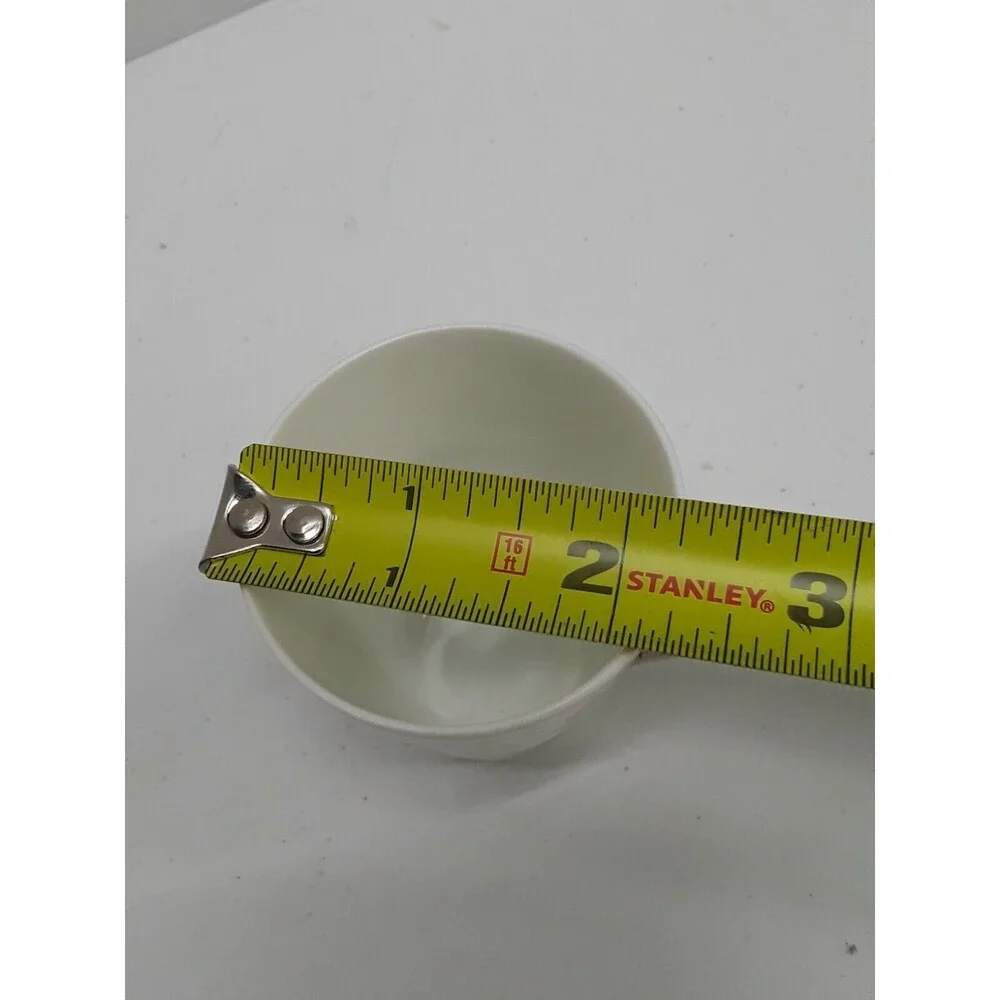 Vtg Hutschenreuther Selb LHS Bavaria Germany APART Demitasse Cup Saucer White